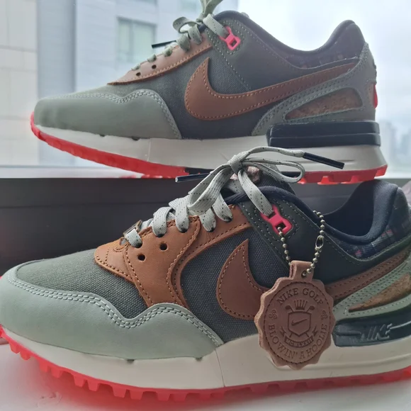 Nike | Shoes | Nike Green And Brown Sneakers With Air  display picture 3
